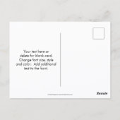 Sla de datum op Schattige kikker natuur Briefkaart (Achterkant)