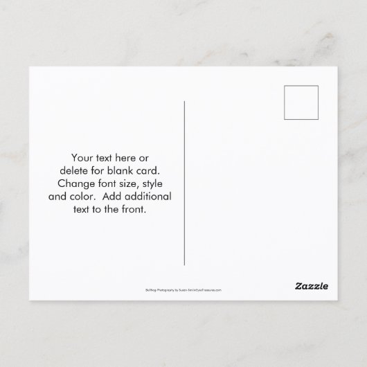 Sla de datum op Schattige kikker natuur Briefkaart (Achterkant)