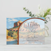 Sla de datum op - Sedona Red Rock Cathedral Kaart (Staand voorkant)