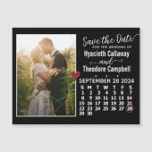 Sla de datum op September 2024 Agenda Foto Magneet (Voorkant)