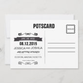 SLA DE DATUM OP, SLA HET BRIEFKAART DATUM AANKONDI (Achterkant)