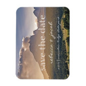 Sla de datum op / Sla onze datum rustieke bruiloft Magneet (Verticaal)