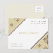 SLA DE DATUM OP:: Slant 9 Aankondigingskaart (Voorkant / Achterkant)