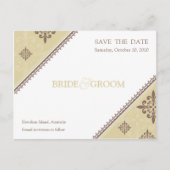 SLA DE DATUM OP:: Slant 9 Aankondigingskaart (Voorkant)