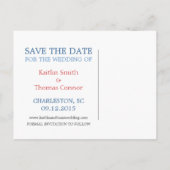 Sla de datum op -  - South Carolina Aankondigingskaart (Achterkant)