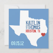 Sla de datum op - - Texas Save The Date (Voorkant)