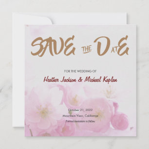Sla de datum op Trouwdag Professionele Klassieke B Save The Date