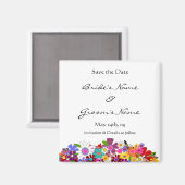 Sla de datum op - Trouwmagneet Magneet (Voorkant / Achterkant)