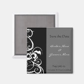 Sla de datum op - Trouwmagneet Magneet (Voorkant / Achterkant)