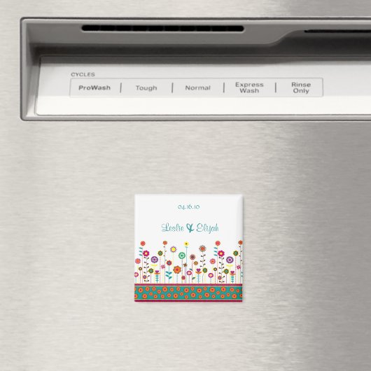 Sla de datum op - Trouwmagneet Magneet (Insitu (Vaatwasser))