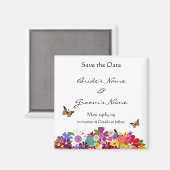 Sla de datum op - Trouwmagneet Magneet (Voorkant / Achterkant)