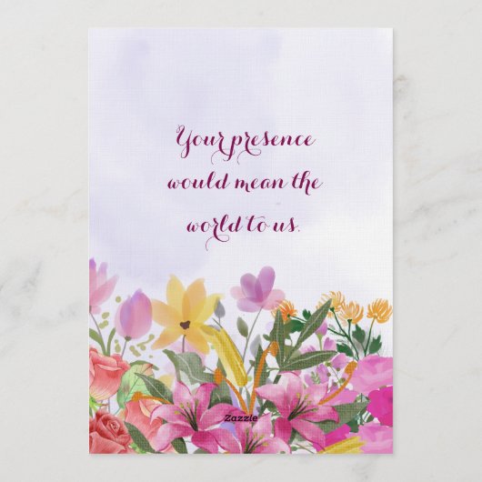 Sla de datum op uitnodigingen (Achterkant)