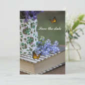 Sla de datum op uitnodigingskaart kaart (Staand voorkant)