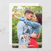 Sla de datum op V Photo Sticker Announcement Aankondiging (Voorkant / Achterkant)