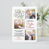 Sla de datum op Vakantie Trouwkrans Bessen | Save The Date (Staand voorkant)