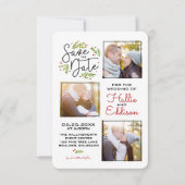 Sla de datum op Vakantie Trouwkrans Bessen | Save The Date (Voorkant)