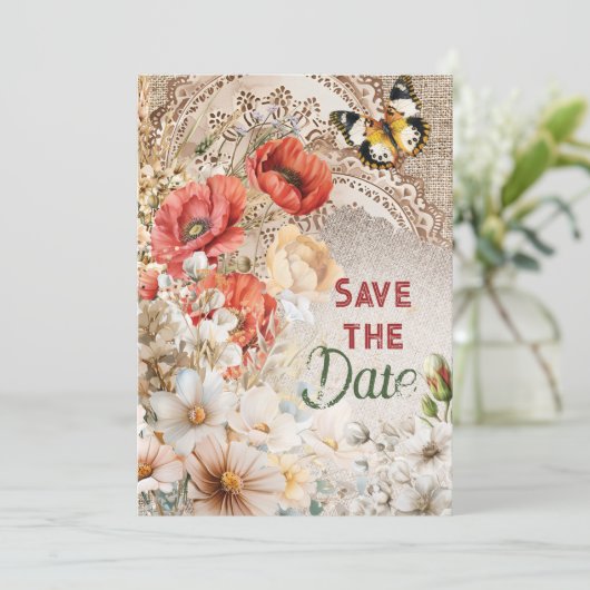 Sla de datum op Verjaardagsfeestje Kaart (Staand voorkant)