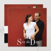 Sla de datum op verlovingsfoto save the date (Voorkant / Achterkant)