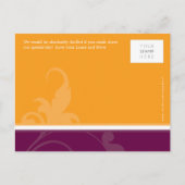 SLA DE DATUM OP:: verve 2 Aankondigingskaart (Achterkant)