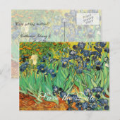 sla de datum op,Vincent van Gogh Aankondigingskaart (Voorkant / Achterkant)