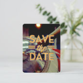 Sla de datum op vintage propellor vliegtuig (Staand voorkant)