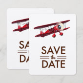 Sla de datum op vintage tweedekker (Voorkant / Achterkant)