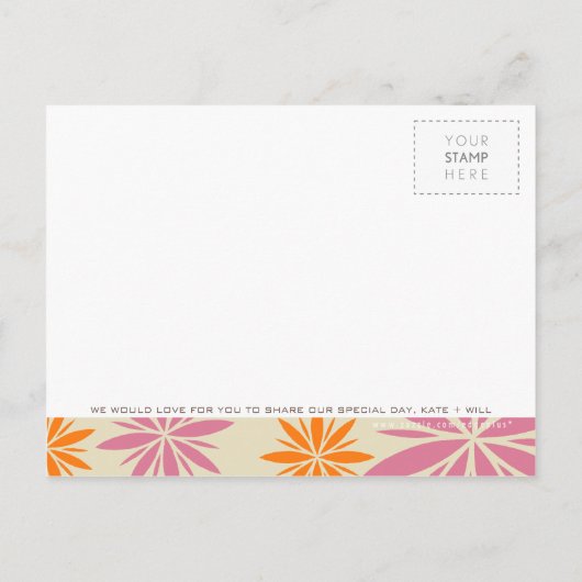 SLA DE DATUM OP:: Vitaliteit Aankondigingskaart (Achterkant)