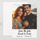 Sla de datum op vlakke kaart (Voorkant / Achterkant)