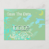 Sla de datum op - Vliegende vogels - Aankondigingskaart (Voorkant)