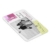 Sla de datum op Voeg foto Magneet Note Pin (Rechterzijde)