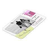 Sla de datum op Voeg foto Magneet Note Pin (Linkerzijde)