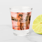 Sla de datum op Voeg koppelnaam toe Plaats datum f Shot Glas (Voorkant)