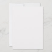 Sla de datum op voor de bruiloft van kaart (Achterkant)