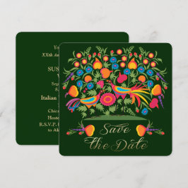 Sla de datum op voor een huwelijksjubileumfeestkaa save the date