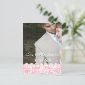 Sla de datum op waarop uw Verloving is foto Briefkaart (Staand voorkant)