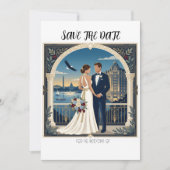 Sla de datum op Washington, D.C. Save The Date (Voorkant)