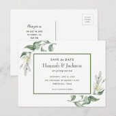 Sla de datum op *Waverly Place* Briefkaart (Voorkant / Achterkant)