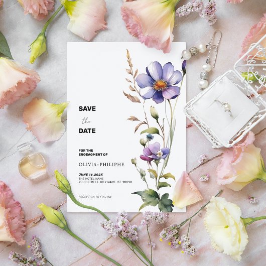 Sla de datum op Wildflower Kaart