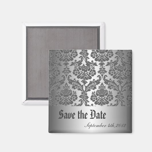 sla de datum op, zwarte demask magneet (Voorkant / Achterkant)