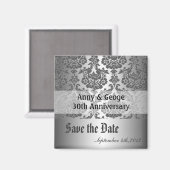 Sla de datum op, zwarte demper magneet (Voorkant / Achterkant)