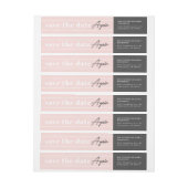 Sla de datum opnieuw op Blush Return-adres (Vel)