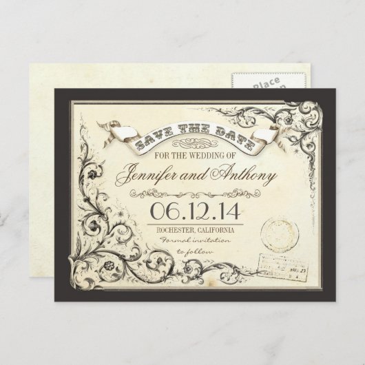 Sla de datum oude  kaarten op (Voorkant / Achterkant)