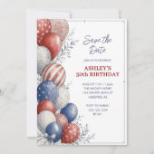 Sla de Datum Patriottische 50e Verjaardag op Save The Date (Voorkant)