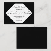 Sla de datum plat Kaart Notitiekaartje (Voorkant / Achterkant)