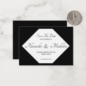 Sla de datum plat Kaart Notitiekaartje (Voorkant / Achterkant in situ)