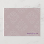 Sla de datum post Kaart met uw foto (Blauwgroen) (Achterkant)