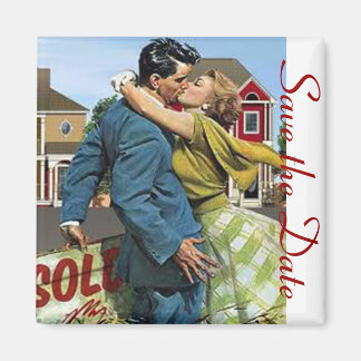 Sla de Datum Retro Magnet op