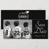 Sla de datum ringdrager foto kaarten op (Voorkant / Achterkant)