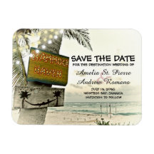 Sla de datum  Romantische strandbestemming op