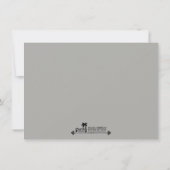 Sla de datum  Romantische strandbestemming op Save The Date (Achterkant)